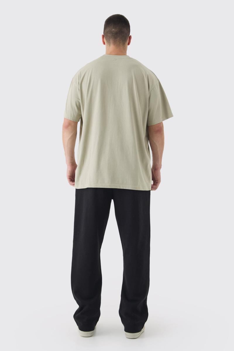 Високий подвійний пояс мішкуваті підходить до днища трикотажу в чорному