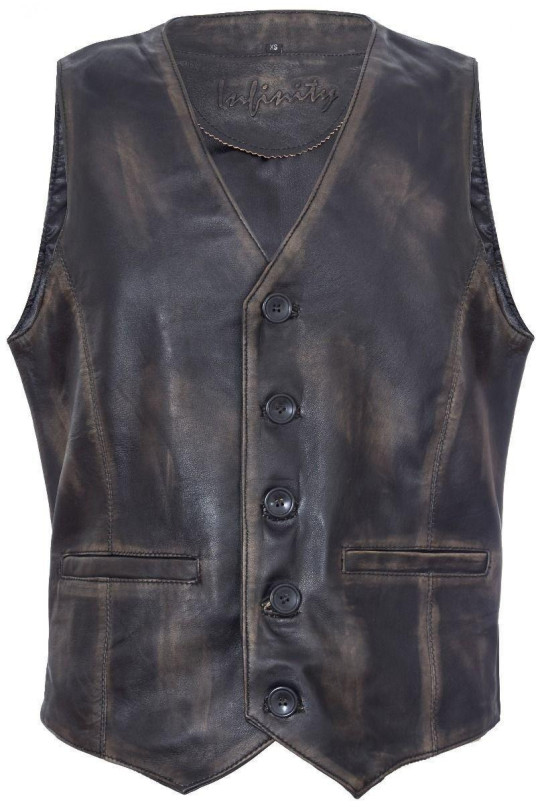 Класичний шкіряний жилет-Честер Класичний шкіряний жилет-Честер