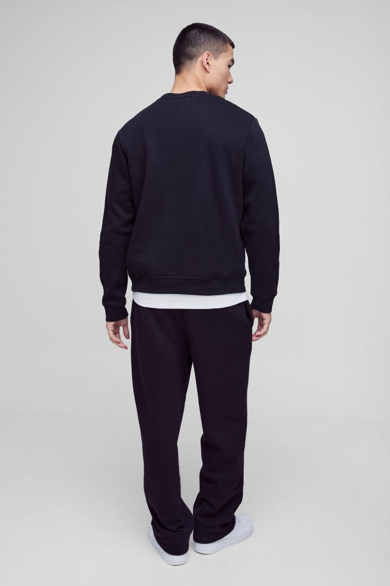 330GSM базовий світшот з круглим вирізом