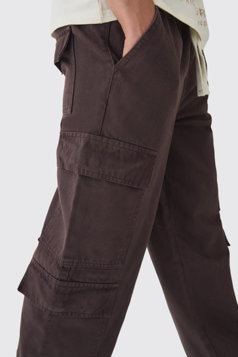 Штани карго на резинці мішкуватого крою