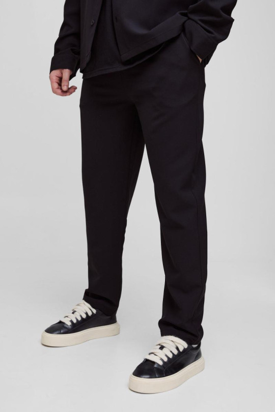 Високі стрейч-ткані звужені штани Високі стрейч-ткані звужені штани