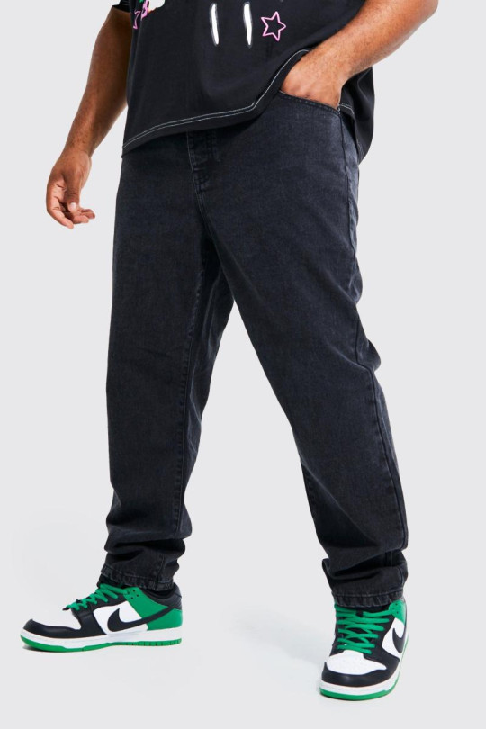 Плюс тонкі жорсткі джинси Плюс тонкі жорсткі джинси