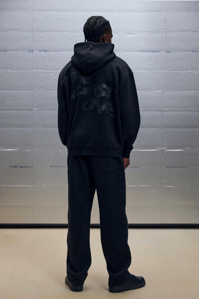 Худі великого розміру з прозорим принтом The Last One Graphic