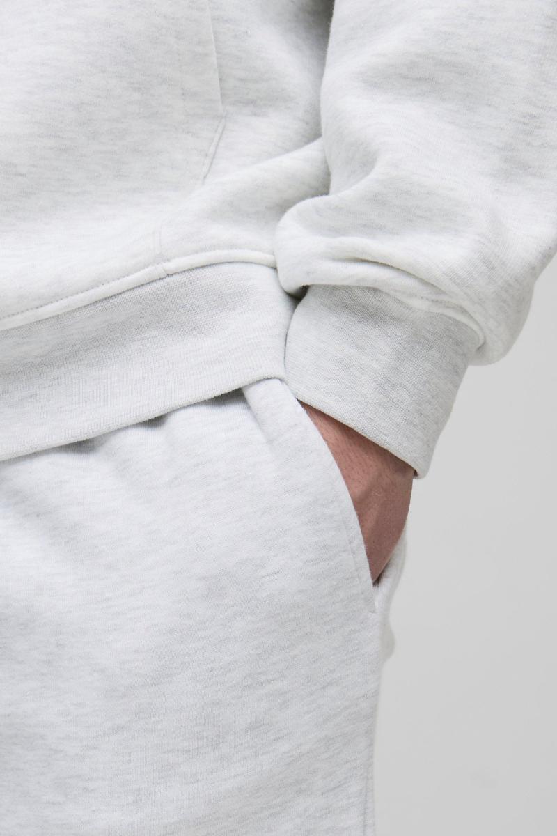 330GSM високий худий підходить бігун у чорному