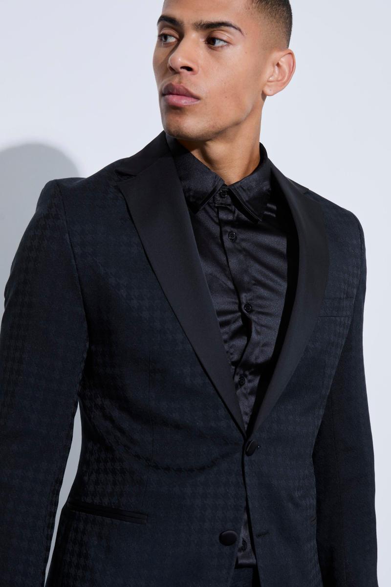 Тональний піджак для грудей Tonal Houndstooth