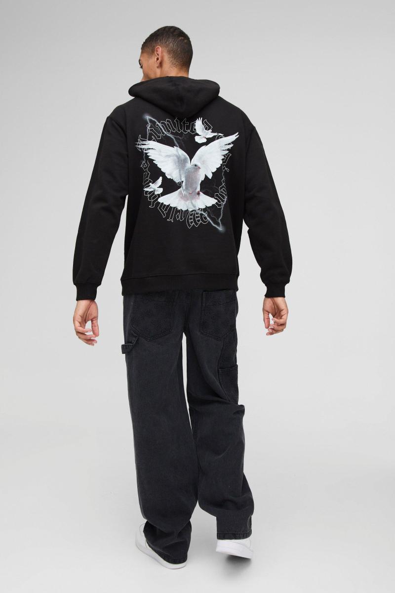 Оверсайз-толстовка Dove Graphic