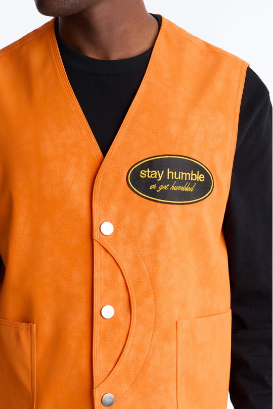 Шкіряна жилетка 