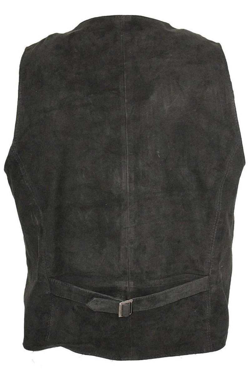 Класичний козячий замшевий шкіряний жилет-Норвіч