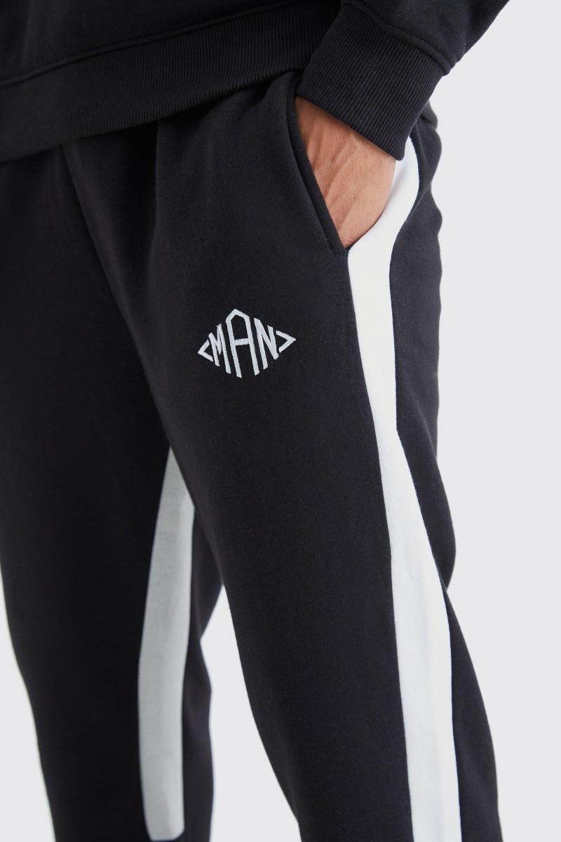 Man Color Block Gusset Jogger