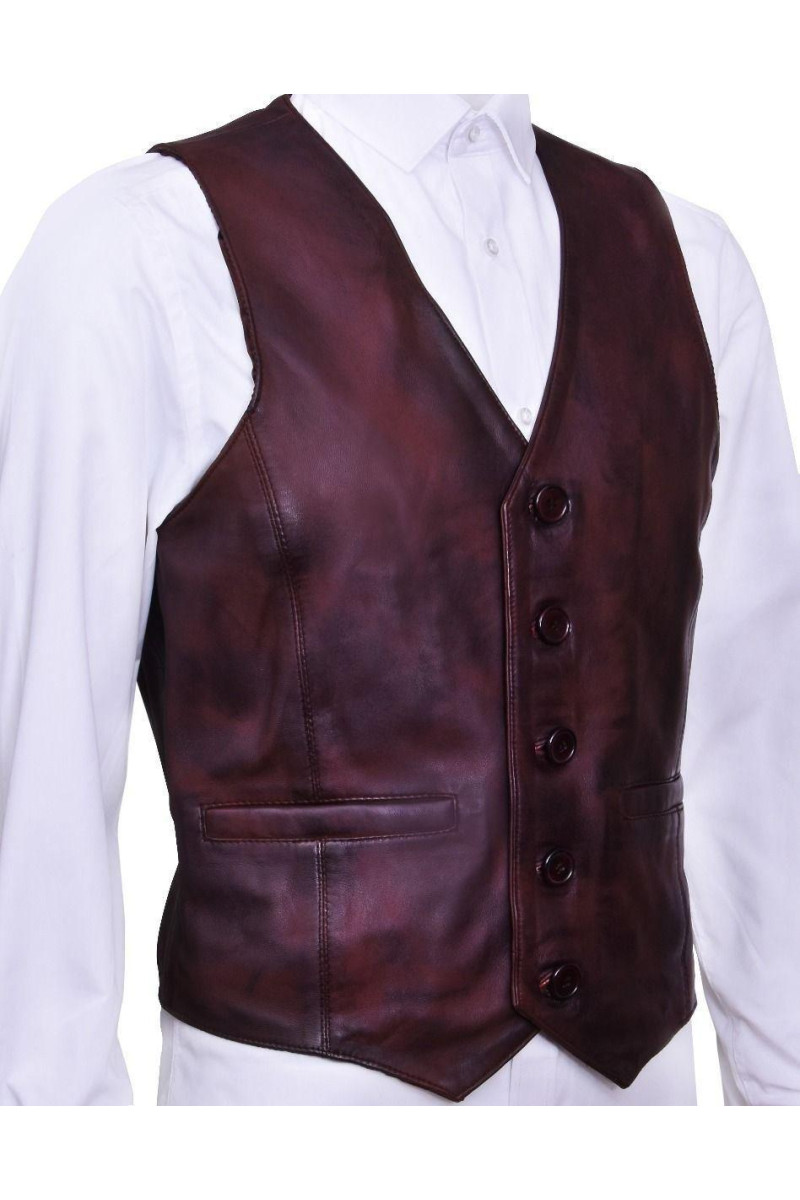 Тан шкіряне жилети з шкіри, офіційна традиційна жилетка