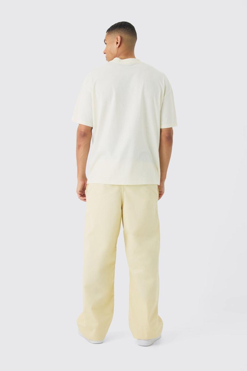 Мішкуваті штани-парашути з еластичною талією