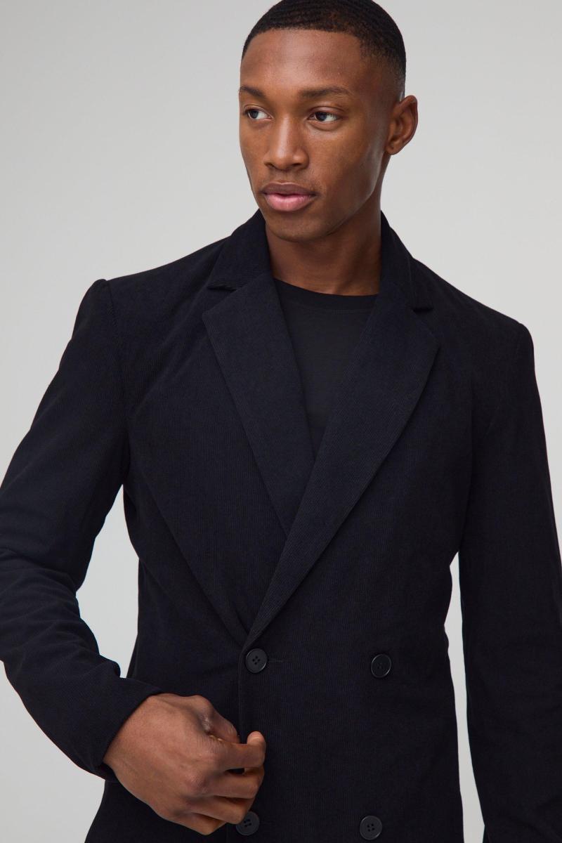 Худий підходить подвійний грудний блейзер