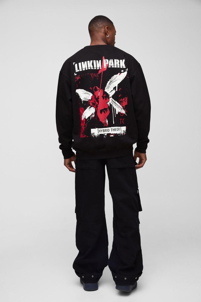 Величезний світшот з принтом Linkin Park Band License