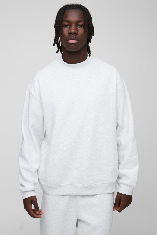 330GSM Світшот великого розміру з подовженим горлом 330GSM Світшот великого розміру з подовженим горлом