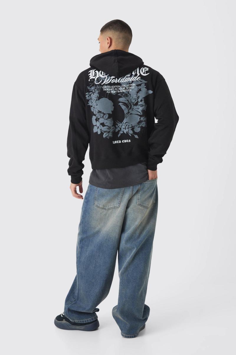 Толстовка з принтом Boxy Homme