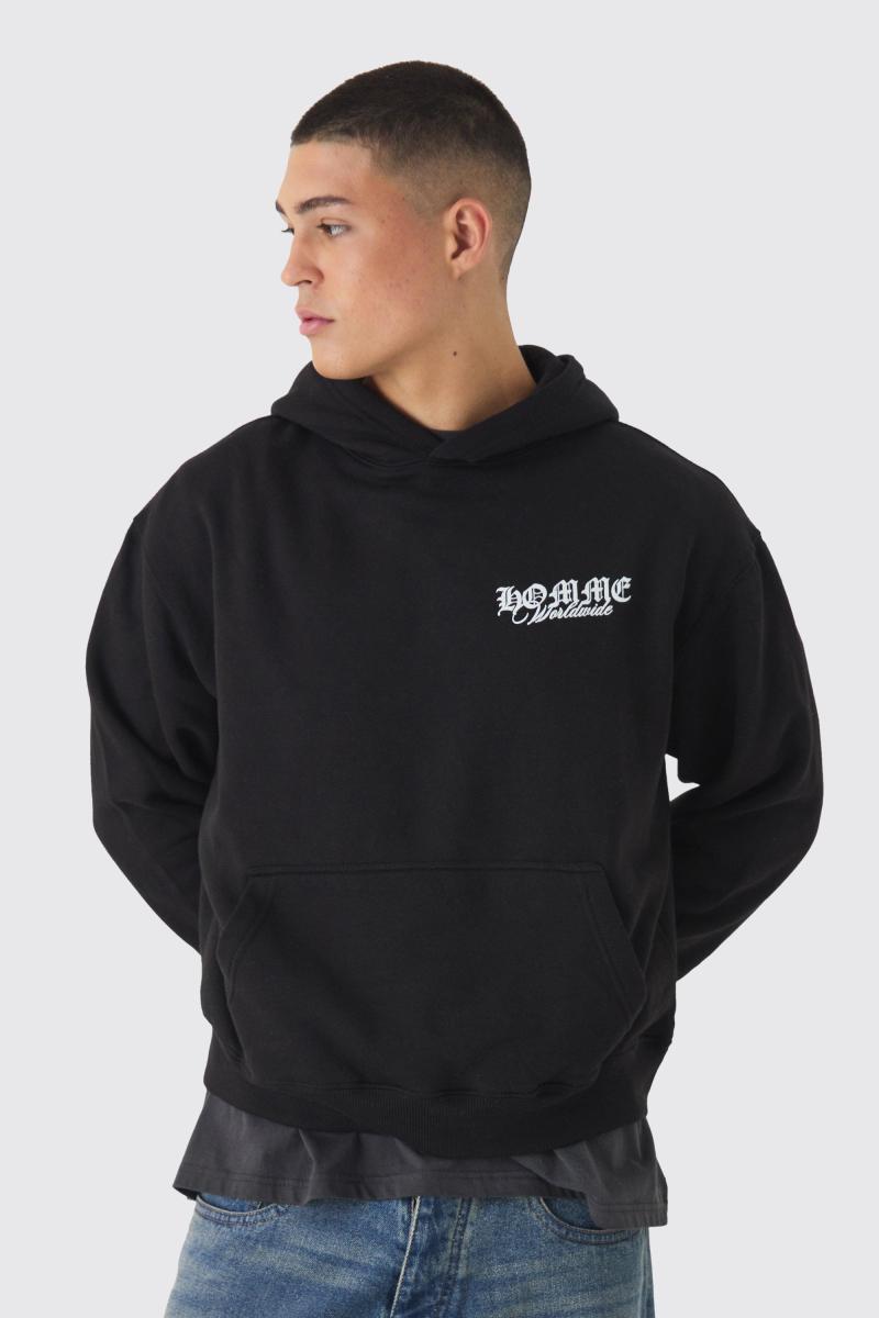 Толстовка з принтом Boxy Homme