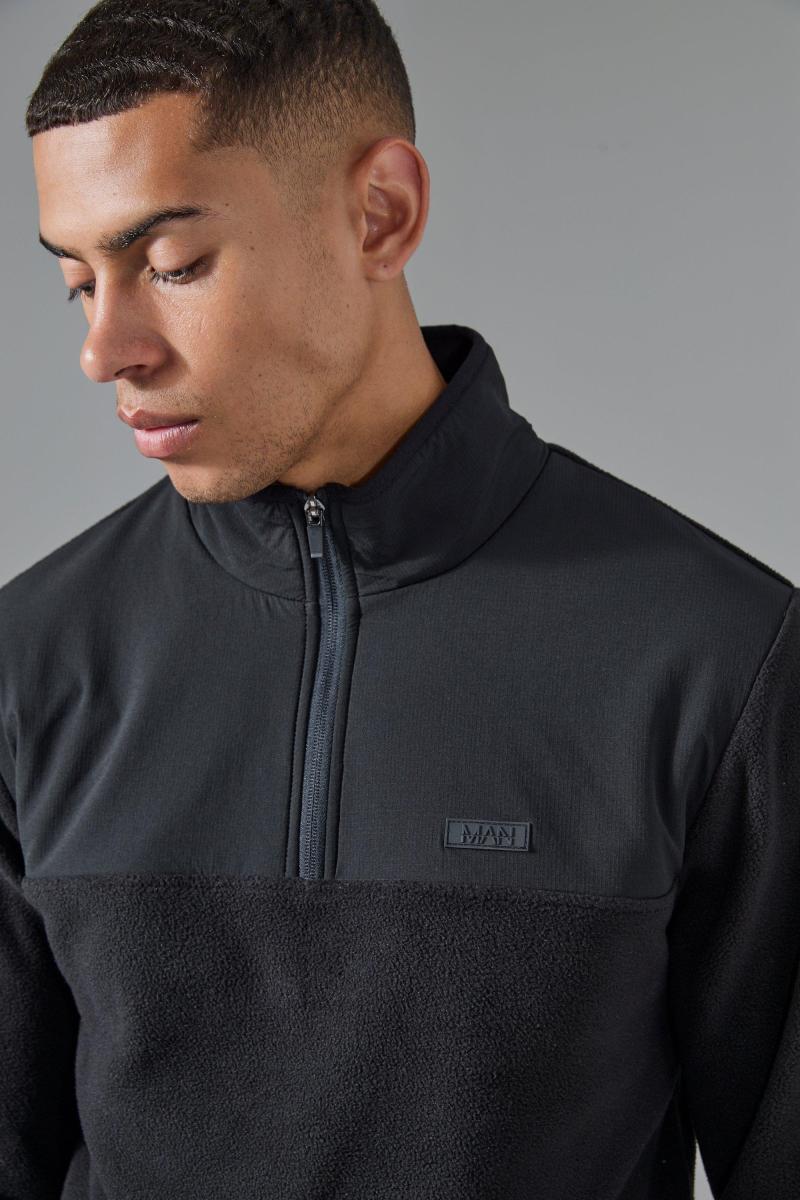 Чоловічий активний фліс 1/4 Zip