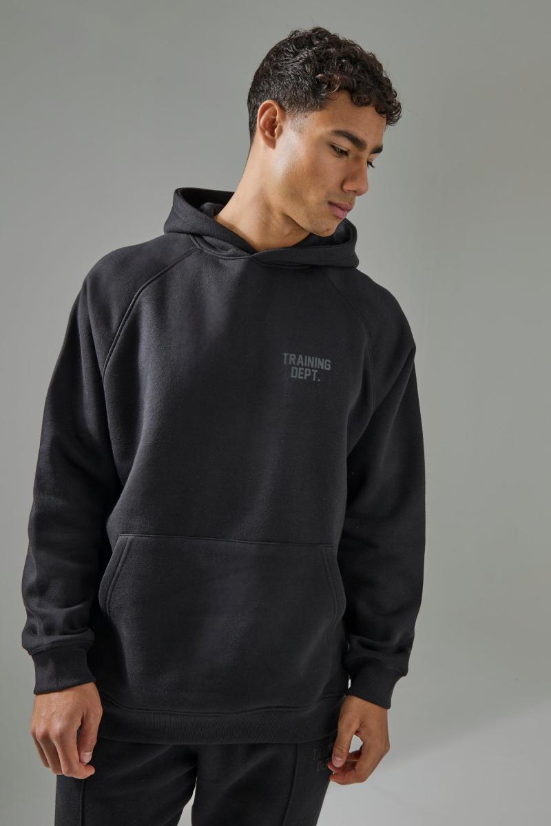 Толстовка великого розміру з тисненням для чоловіків Active Training Dept