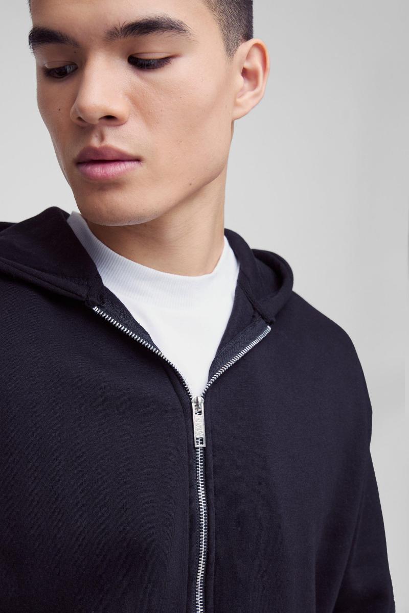 330GSM Велика базова толстовка на блискавці