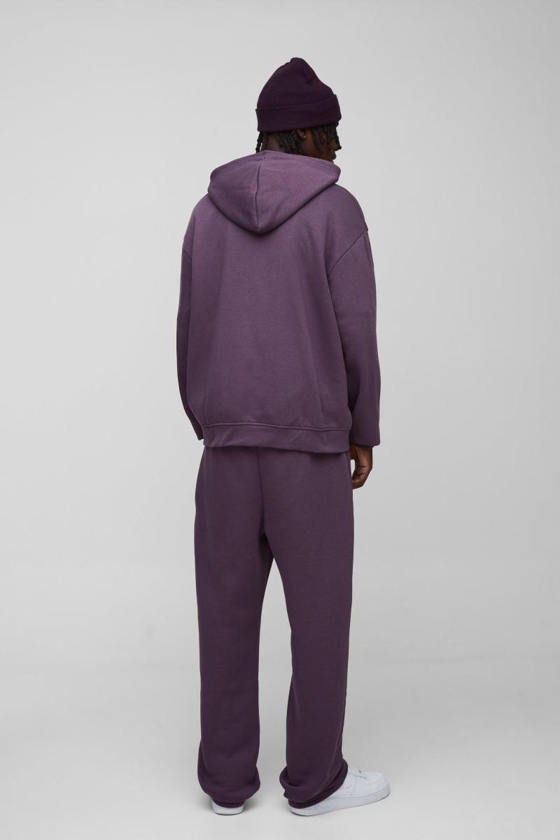 330GSM Велика базова толстовка на блискавці