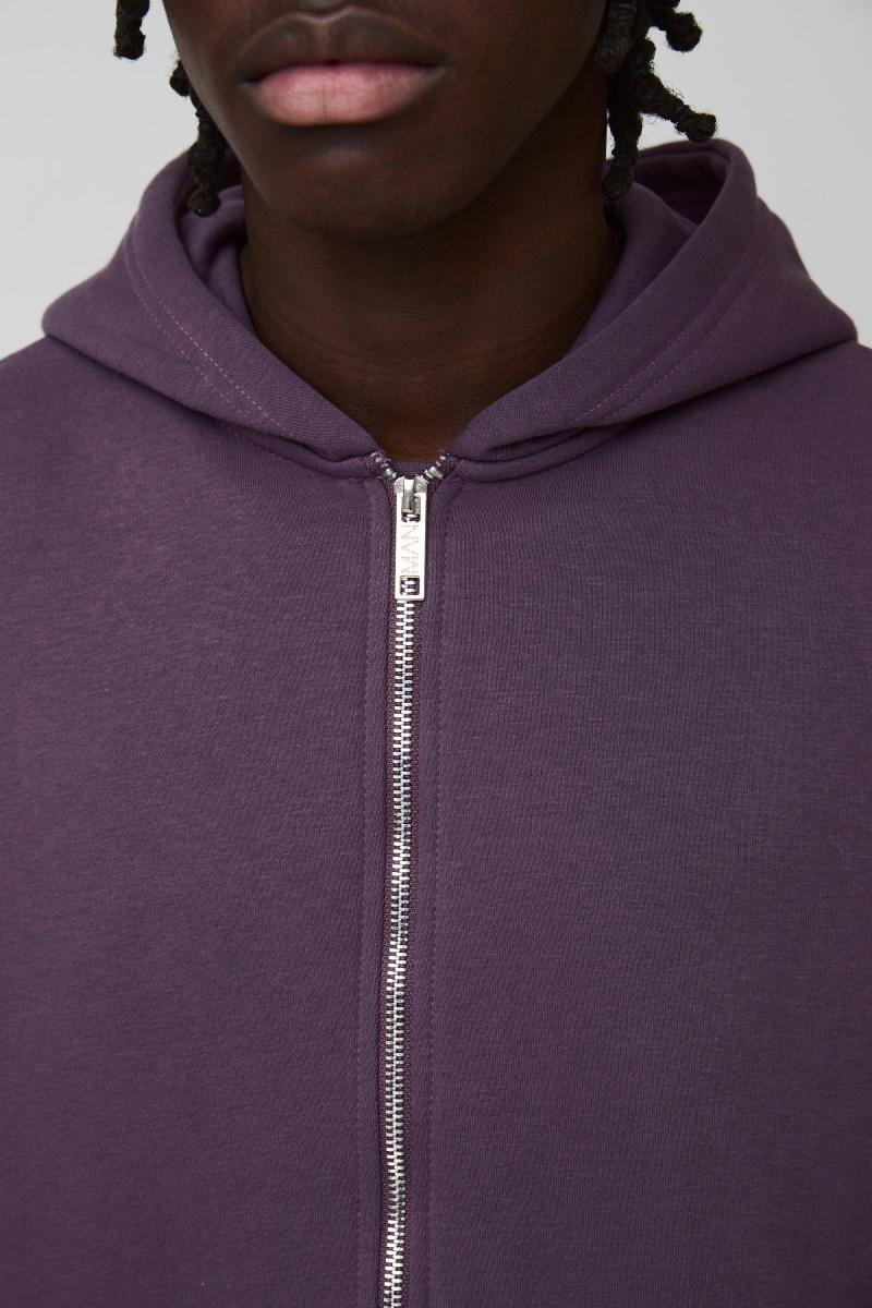 330GSM Велика базова толстовка на блискавці