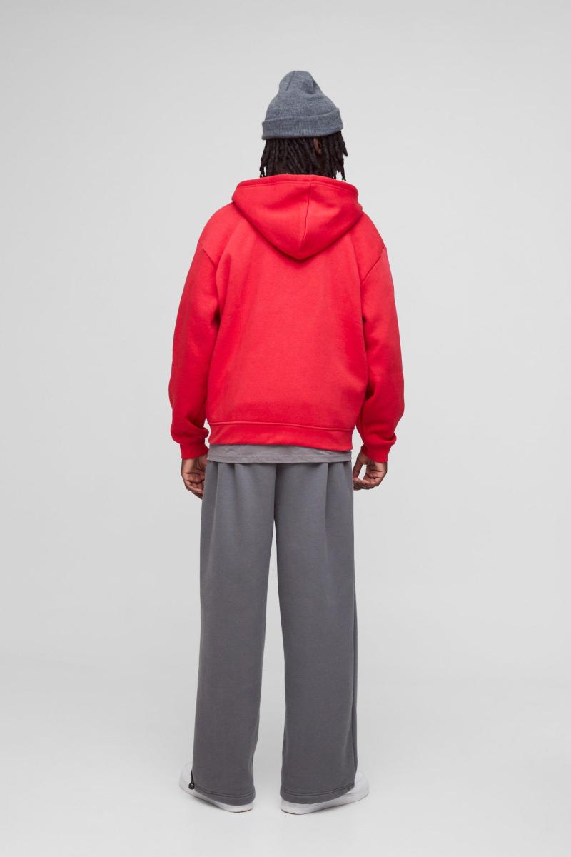 330GSM Велика базова толстовка на блискавці