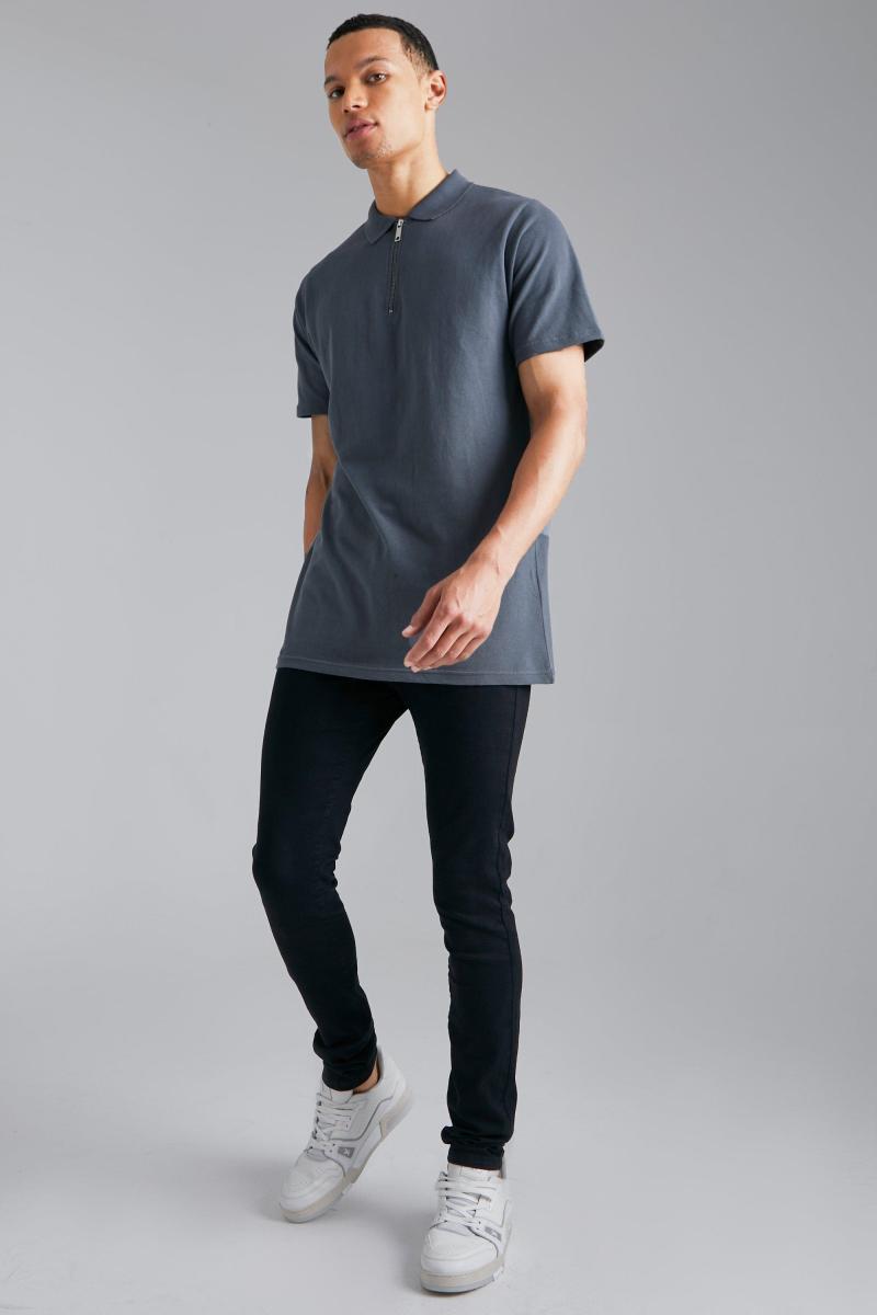 Високі стрейч-скінні джинси