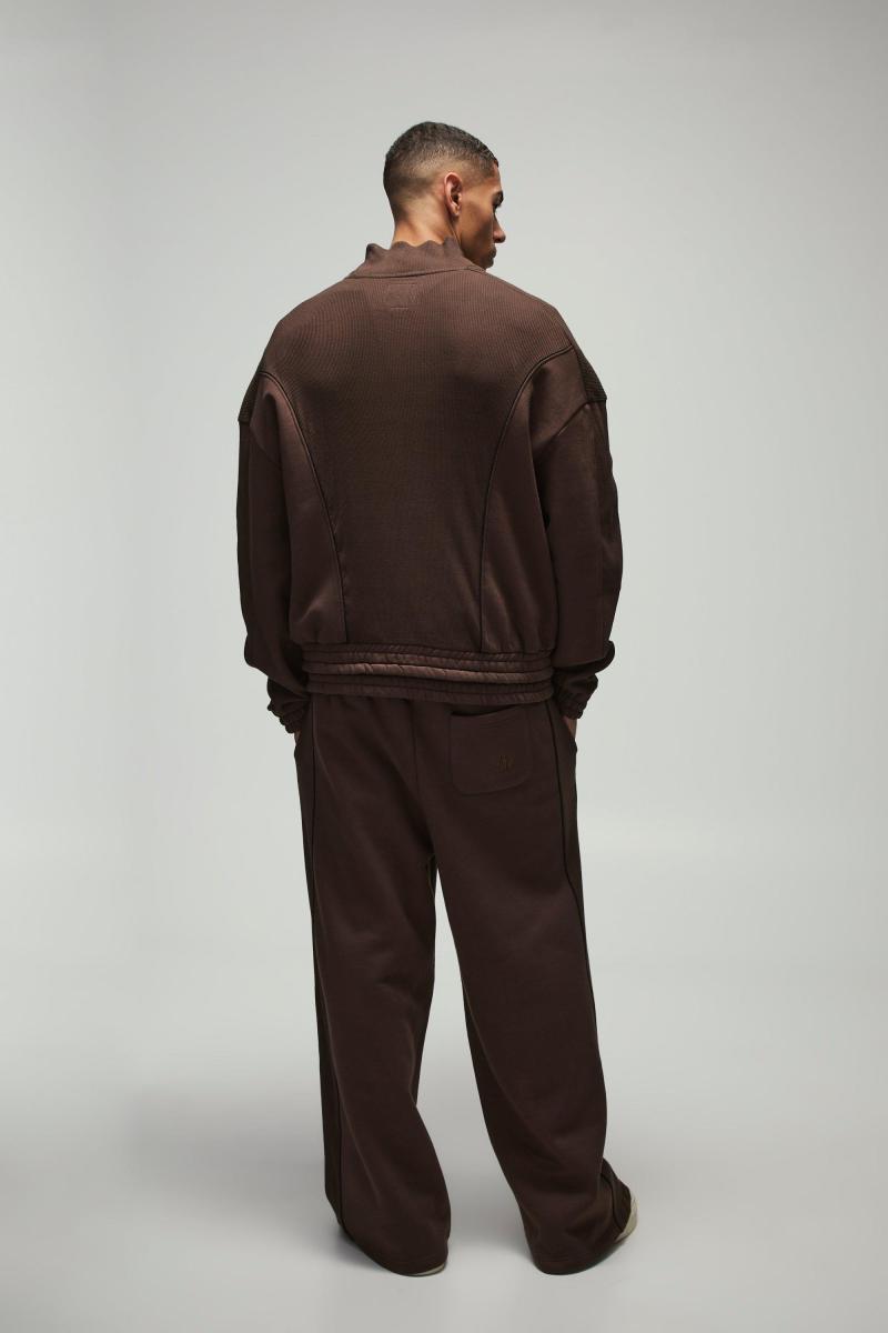 Величезний спортивний топ із 3D-вишивкою в рубчик