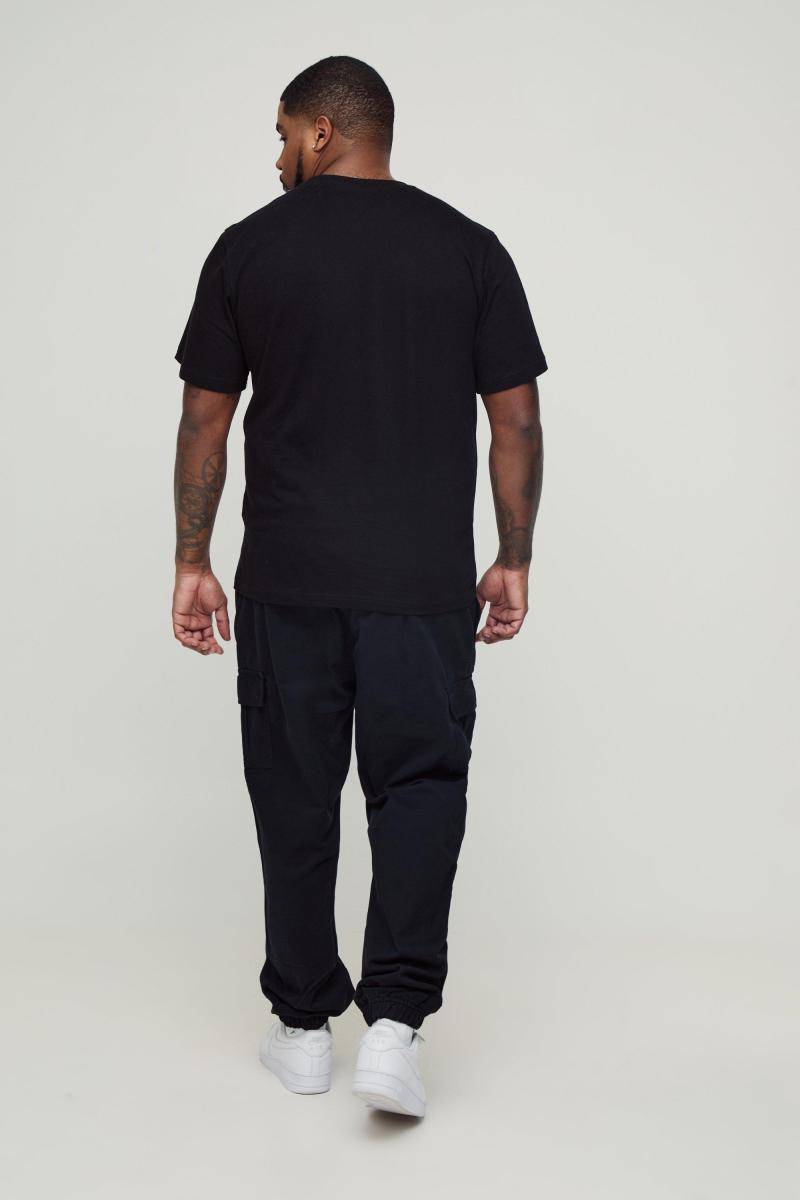 Плюс тонкі штани з манжетами