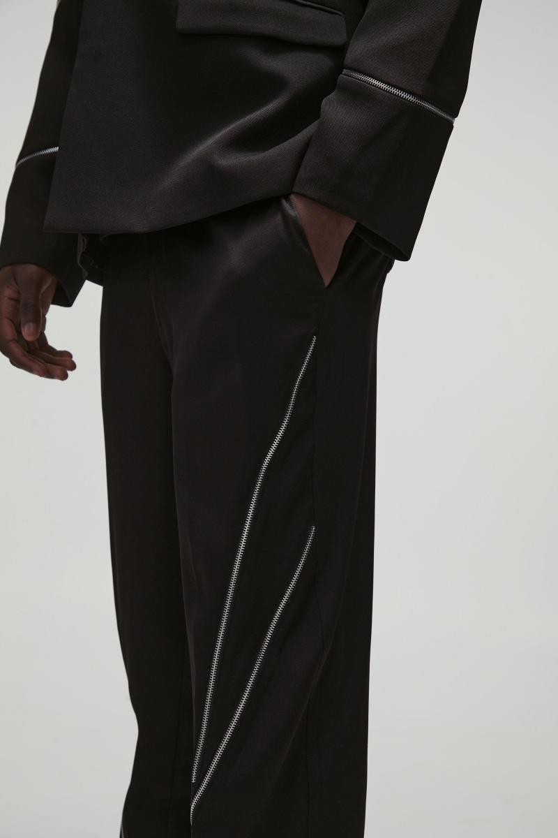 Штани Slim Fit на блискавці з деталями